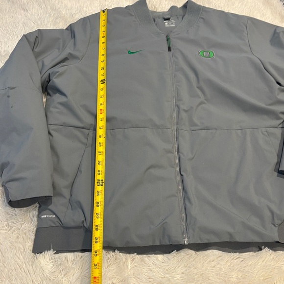 Nike Shield Oregon Ducks Cool Grey Bomber Jacket Men’s Sz 3XL - Picture 4 of 16